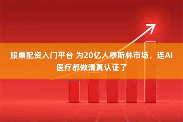 股票配资入门平台 为20亿人穆斯林市场，连AI医疗都做清真认证了